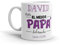 Kembilove Taza de Café Padre Personalizada – Taza de Desayuno Eres el Mejor Papá – Taza Padre con Nombre Personalizado – Taza de Cerámica Impresa – Regalo Original Taza de 350 ml