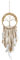 Saraswati Handgerfertigter Traumfänger Dreamcatcher Tree of Life Rattan/Baumwolle Natur 16cm mit Holzperlen, 16x50cm