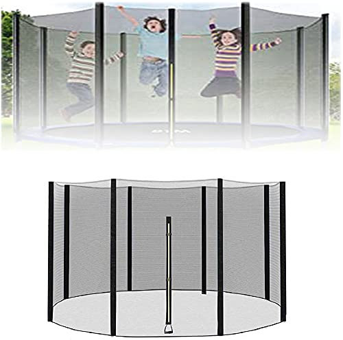 Sicherheitsnetz Ersatznetz für Trampolin ø 244 305 366 427 488cm Trampolinersatznetz, Trampolin Ersatznetz Sicherheitsnetz Netz, Trampolin Ersatzteile für Gartentrampolin 16FT for 12 Poles