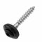 Spenglerschrauben Edelstahl A2 mit EPDM-Dichtscheibe 15 mm - 4,5 x 35 mm - anthrazit RAL 7016 TX20, 200 Stück