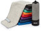 Mikrofaser Handtuch Set - für Sauna, Fitness, Sport I Strandtuch, Sporthandtuch I Hellgrau_Brush M: 110x50