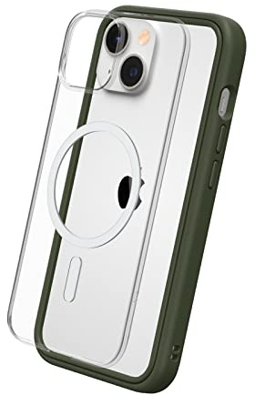 RhinoShield Mod NX Hülle für MagSafe für iPhone 14 | Starker Magnet, Bumper-Case mit Backplate, modulares 2-Wege-Design, Fallschutz nach Militärstandard