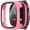 [1 Pieza] Funda XPLORA X5 Play con Protector de Pantalla Carcasa de Protección Completa de 360 Grados Estuche Rígido de Vidrio Templado para PC Funda HD Ultra Delgado Kids Girls(Rosado)