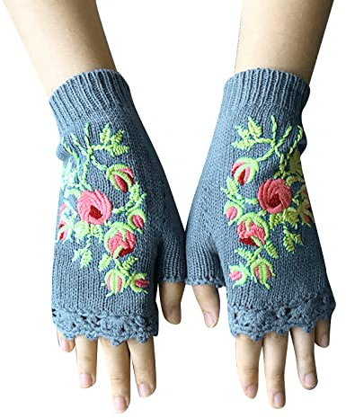 Fingerlose Armstulpen Feinstrick lang Handwärmer Stulpen Handgelenk Handschuhe Fäustlinge Strick Fingerlose Fäustlinge Strick Fingerlose Fäustlinge Warm Halb Handstulpen