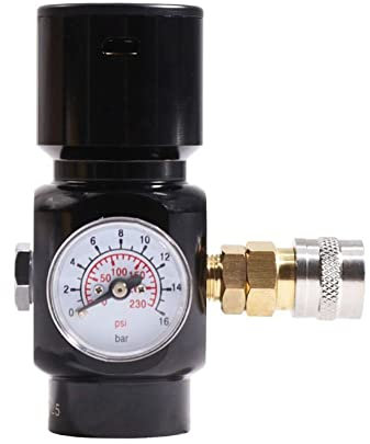 ZYWUOY Regulator Mini Regulator, Pressure Regulator for Pneumatic Tools Including Nailers, Staplers 0-230Psi