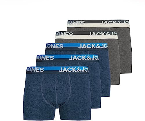 JACK & JONES Herren JACINJECTED Trunk 5 Pack, Navy Blazer/Pack A, XXXL
