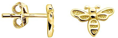 SOFIA MILANI - Damen Ohrringe 925 Silber - vergoldet/golden - Bienen Ohrstecker - E2131