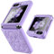 BaiFu Funda para Samsung Z Flip5, Carcasa Plegable para Samsung Galaxy Z Flip 5 2023, Soportar03