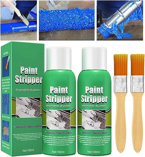 Decapante de alta eficacia para superficies metálicas de automoción, decapante de pintura para superficies metálicas, cola decapante de pintura para superficies metálicas (con brocha), decapante de pi