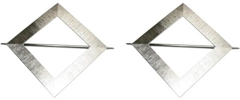 GARDINIA Dekospange Uranus mit Stab, Vorhang-Raffhalter zum Dekorieren/Raffen von Stoffen und Vorhängen, Außenmaß Ø 14,5 cm, Metall, Edelstahl-Optik (Packung mit 2)