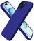 ORNARTO Compatible with iPhone 15 Plus Case 6.7, Slim Liquid Silicone 3 Layers Full Covered Soft Gel Rubber 15 Plus iPhone Case Cover 6.1 inch-Klein Blue