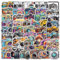 Retro-Kamera Aufkleber Retro Camera Sticker Set 50 Stücke Niedlich Deko für Auto Laptop Skateboard Fahrrad Moped Motorrad Fahrrad Computer,Geeignet für Erwachsene Kinder