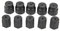 Yosoo Health Gear 10 Pièces Capuchon de Service de Climatisation Universel Réparation A/C Capuchon de Couvercle de Port de de Réfrigérant, Paquet de 10, Raccord Ca Bouchons de Système Pratiques