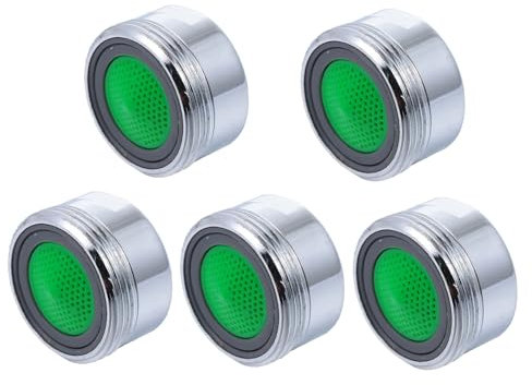 SEWOART 5 Stück Wasserhahnbelüfter Aus Kupfer Und Kunststoff 22mm Außengewinde Wassersparender Strahlregler Für Küche Und Bad Einfache Installation Und Langlebig