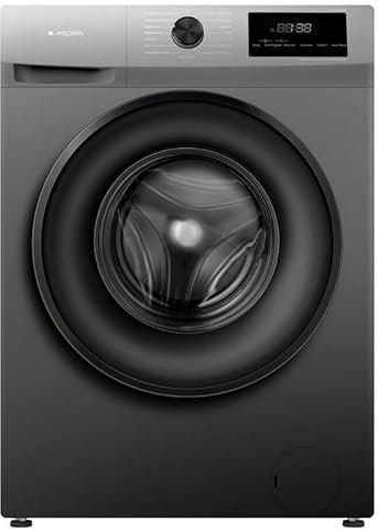 Aspes Lavadora 7Kg Carga Frontal Inox AL7201AIDVBX. 1600W, 1200rpm, 15 Programas, Función Stop&Go, Tambor Diamante, Clase de Eficiencia Energética A