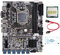 AMIUHOUN B75 12 Card GPU BTC Mining Motherboard+G630 CPU+Thermal Grease+SATA Cable 12XUSB3.0(PCIE) Slot LGA1155 DDR3 RAM MSATA