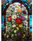 Gemartmall Blume Malen Nach Zahlen Erwachsene-Glasblume Malen Nach Zahlen für Erwachsene,Anlage Acrylfarbe Malen Nach Zahlen Erwachsene Set zur Geschenk und Heimdekoration (30x40cm)