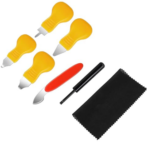 7 Pcs Watch Repair Tool Kit, Watch Battery Replacement Tool, Watch Back Removal Tool Watch Back Case Cover Opener Knife Watch Battery Change Remover for Watchmakers Repair Tool Fix Tool