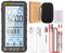 681 6000 Conta Multimetro digitale Smart Anti-burn Ricaricabile Misuratore universale NCV Tester LCD grande da 5 pollici con torcia retroilluminata per tensione Corrente Resistenza acità
