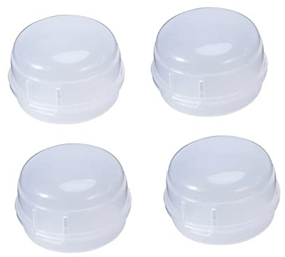 VICASKY 4stücke Herdknopf-abdeckungen Aus Kunststoff Klappbar Und Abnehmbar Für Fast Alle Herdarten Transparent Passend Für Küche-design