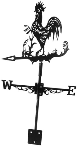 SEWOART Girouette Coq Décorative pour Toit De Patio Rustique
