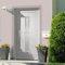 Haustür Weiß 98x208 cm PVC, Somanki Zimmertür, Eingangstür, Innentüren, Wohnungstür, Nebeneingangstür, Terrassentür - 1 x Tür,1 x Handgriff-Set,1 x Schlüsselsatz,1 x Dichtungsband,1 x Montagesatz