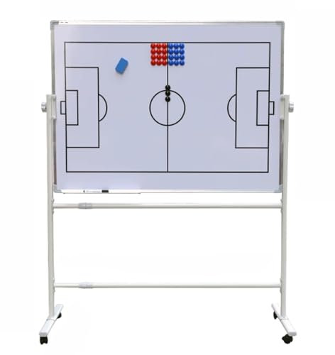 lhyangroupao Football Coach Board, Taktikmappe für Trainer Coach Board, Magnetische Taktikmappe für Fussball, Soccer Taktikboard, Größeres Panel-Design, Rahmen aus Aluminiumlegierung
