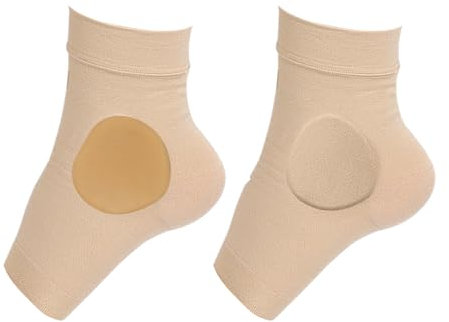 Gepolsterte Skatesocken, Knöchelschutz, Gel-Scheiben, Kissen mit Silikon-Pads, Eislaufstiefel, Knöchelschoner, Gelhülle, passend für Skaten, Eishockey, Roller, Ski und Stiefel