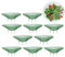 10 supporti per piante a forma di fragola, supporto per fragole da balcone, supporto per fragole, supporto per fragole, supporto per crescita e crescita 20,5 x 20,5 x 8,4 cm