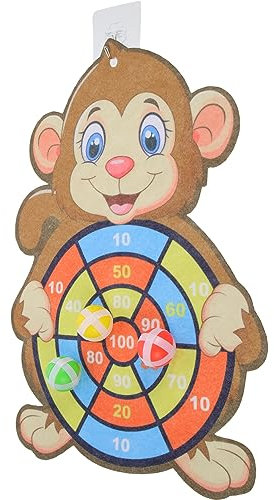 Abaodam 1 Satz Dartscheibe mit klebriger Kugel Partybevorzugungsspielzeug Junge Outdoor - Bälle für Spiel für drinnen Kinderspielzeug klebriger Ball Plastik Zufällige Farbe