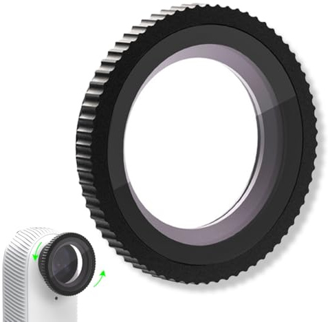 KEQAR Protector de Objetivo, compatible con Insta360 GO 3S, Tapa de Lente para Cámara de Acción, Anticaída, Antivaho, Antimanchas, Antirrayas, Accesorio para Objetivo