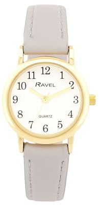 Ravel - Pastellfarbene Alltagsuhr für Damen - Analoges Quarzwerk - R0137