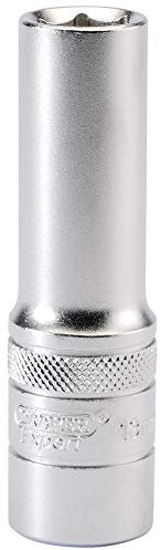 Draper 16646 1/2 Square Drive Hi-Torq 6 Point Deep Socket, 13mm Size