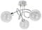 Trango 3-flammig Deckenleuchte 1002-38 Chromoptik inkl. 3x G9 3000K warmweiß LED Leuchtmittel Badleuchte, Flurleuchte, Küchenleuchte, Kronleuchter, Deckenlampe