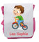 Kindergartenrucksack Kinder Rucksack bedruckt mit Namen und Motiv Spielzeug pink blau rot hellblau (Schaukelpferd, pink)