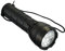 Electraline 58042 7 LED Taschenlampe 60 Lumen Notfalllampe mit ergonomischem Griff und EIN-/ Ausschalter Wasserdicht IP44 und stoßfest, Groß, Schwarz