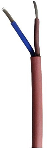 Cavo in silicone (cavo per sauna) SIHF al metro SIHF-O, 2x1 mm², 100% rame OFC stagnato, venduto al metro Selezione in incrementi di 1 metro (vedere menu a tendina).