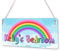 Beenanas Rainbow Personalised Childs Bedroom Door Sign Name Plaque