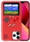 Chu9 Game Phone Case, 168 Built-in Small Video Games, Red, Compatible with iPhone 11