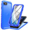 Cozycase for iPhone SE 2022/2020 SE3 SE2 iPhone 8/7 Case Waterproof Shockproof - Military Protective/Heavy Duty【360 Full Body】Underwater Dustproof Front and Back Case with Screen/Camera Protector-Blue