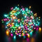 Elegear 50M 500 LED Christmas Fairy Lights Mains Powered with 8 Modes, Outdoor Waterproof String Lights Plug in for Xmas Tree Wedding Party Garden Outside/Indoor Decoration Decor, Multicoloured