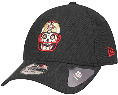 New Era 39Thirty Diamond Cap Skull San Francisco 49ers - S/M