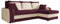 Mirjan24 Ecksofa Kristofer, Design Eckcouch, Couch mit Schlaffunktion, Zwei Bettkasten, Wohnlandschaft, Bettfunktion L-Form Sofa, Ottomane universell (Mikrofaza 0025 + Mikrofaza 0031.)