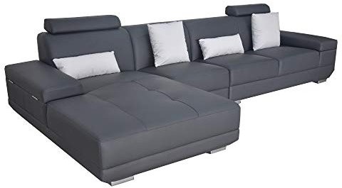 jvmoebel Leder Couch Polster Sitz Eck Garnitur Moderne Design Sofas Wohnlandschaft L Form