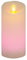 Luminara Colour Changing Flameless Moving Flame LED Candle with Remote | Large Unscented Orange Pink Battery-Powered Candle (3 x 6.5-inch), Flickering Light