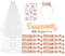 YSUVIN Hen Party Decoration Set, 15PCS Deko Armband Set, Braut to Be und Team Bride Schärpe Set mit Tiara, Schleier, Tattoos, Junggesellenabschied Frauen