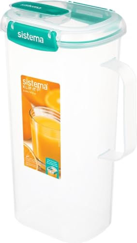 Sistema Klip It Vorratsdose Durchsichtig/Minze 2 l