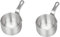 Lot de 2 mini casseroles en acier inoxydable - 50 ml