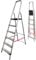MYPRO ® PREMIUM LINE Aluminium Step Ladder, Lightweight,Portable, Heavy Duty Platform Steps, 3 4 5 6 7 8 Step, EN131 Certified, 150KG Capacity, Ideal for Trade & DIY (6-Step)
