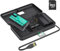 2er Pack ENEL15 Akku mit LCD Ladegerät - Built-in USB Kable Ladegerät with Type C Port für Nikon EN-EL15a Z7II Z7 Z6II Z6 D850 D750 D610 D600 D500 D7500 D7200 D7100 D7000 D810A D810 D800E D800 Akku